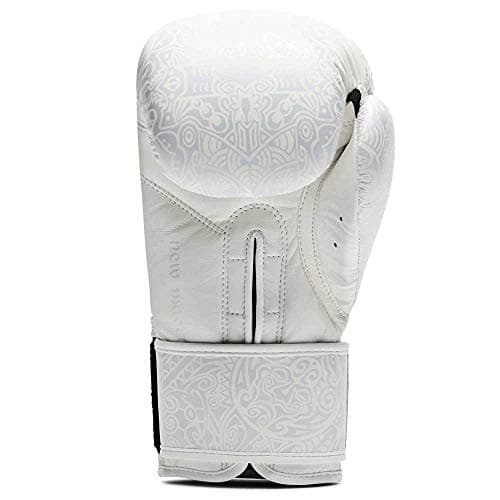 Leone 1947 Gants de Boxe Maori en Cuir PU Haut de Gamme pour Entraînement Professionnel