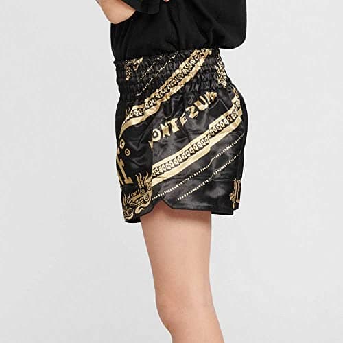 **LEONE 1947 Short Noir/Or Taille XL - Pantalon de sport élégant et confortable**