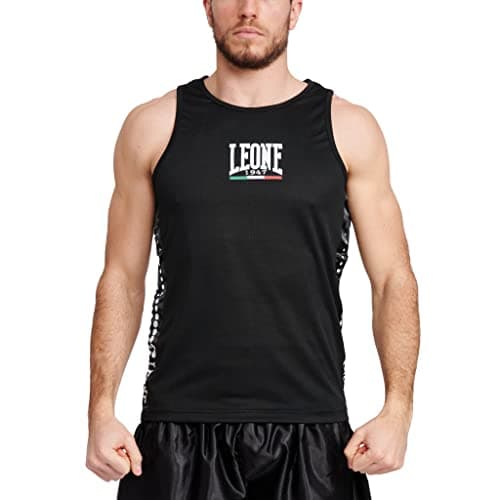 LEONE 1947 Gilet de Boxe Homme Respirant en PVC Durable pour Novices et Compétition 100% Secure
