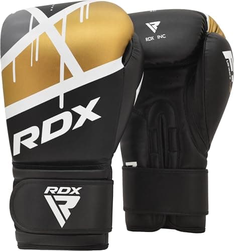 Gants de boxe Maya Hide RDX pour Muay Thai Adulte Homme Femme 10 oz | Éléments de sparring de qualité | Gants de frappe