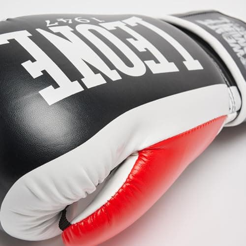 Leone Gants Boxe GN333 01 Logo WACS Noir pour Combattants de Lutte (10 Paires)