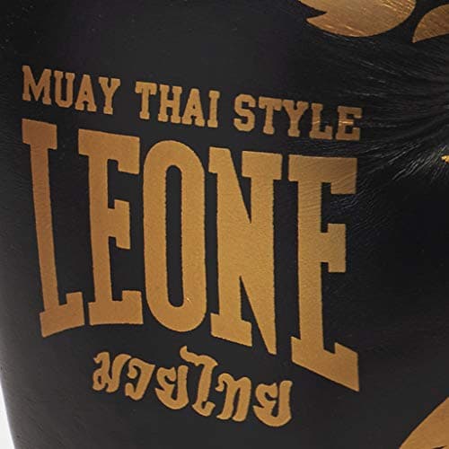 LEONE 1947 GN031 Muai Thai gants boxe - Noir - 10 oz