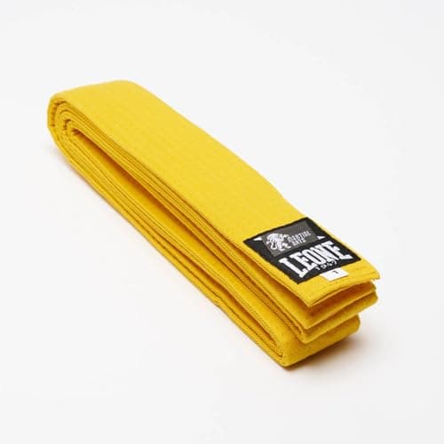 CEONE 1947 Cintura Karategi Ceinture Karate Mixte Élastique et Comfortable pour Pratique Débutante et Avancée MSAV — jaune