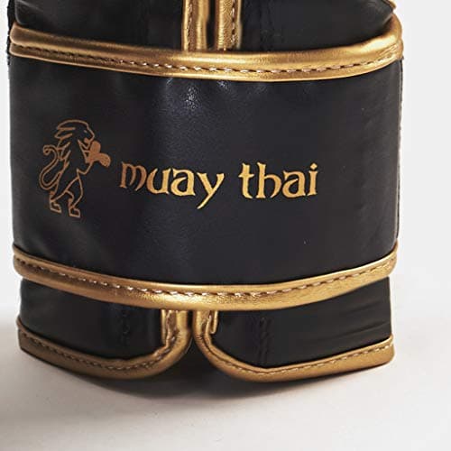 LEONE 1947 GN031 Muai Thai gants boxe - Noir - 10 oz