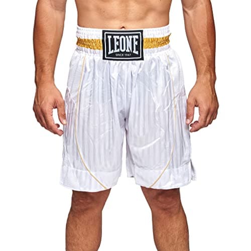 LEONE 1947 Premium, Short de Boxe Mixte pour Athlètes en Forme, Combat Sports, Gouvernement