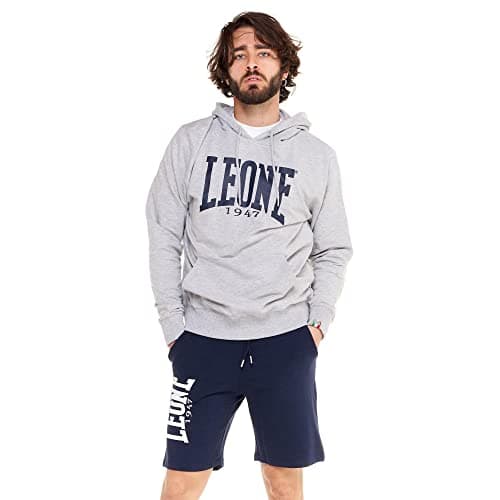 LEONE 1947 Sweat à Capuche Homme pour la Rue Élégant Never Out Stock