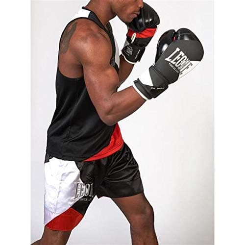 Leone 1947 Fighter Life Mixte - Boxe - Taille Large - Haut Performance - Pochette de Combat