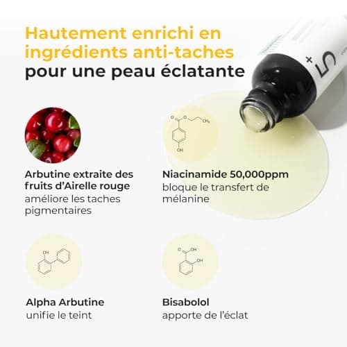 numbuzin N°5 Sérum | Sérum Vitamin Concentrated | 30 ml | Cible l'hyperpigmentation, taches brunes et teint irrégulier |