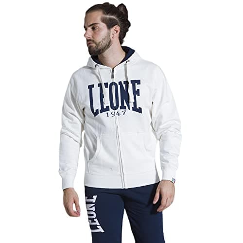 LEONE 1947 Sweat À Capuche Éclair Homme Hiver Fashionably Unique