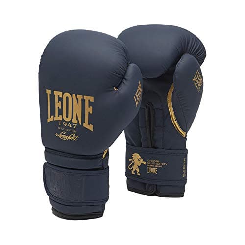 LEONE 1947 Gants de Boxe Adultes Mixte GN059 Sparring Gloves for Training & Combat, Durable & Comfortable Boxing Gloves — Bleu