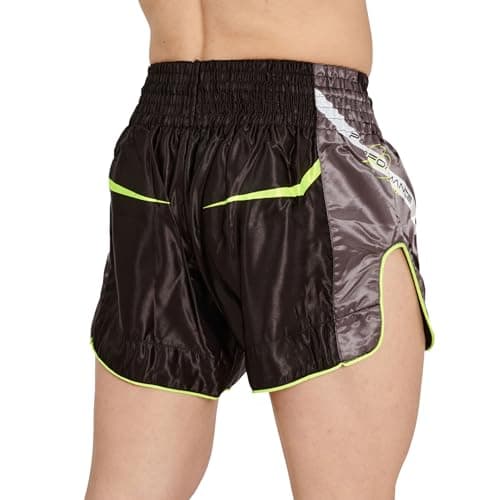 LEONE 1947 Panta Revo Fluo Noir Courtes Chaussures de Boxe Homme