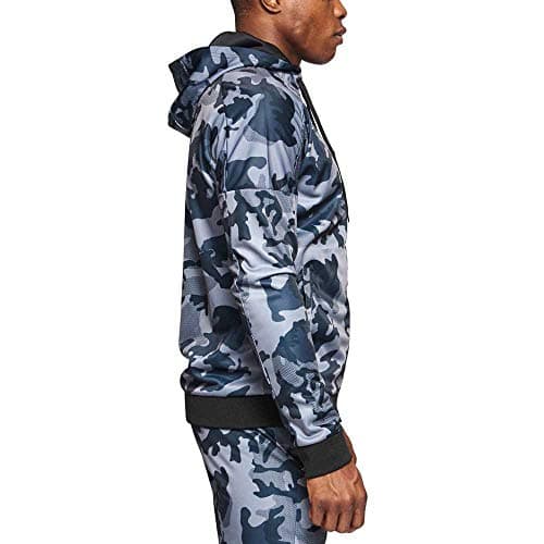 LEONE 1947 Sweat à Capuche Camo Gris Unisexe Pour Sport ou Loisirs AB302