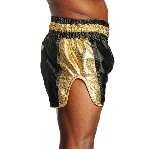 LEONE 1947 Short Muay Thai Kick Boxe KHAO LAK AB876 - Combats professionnels - Boxeurs - Gym - Ergonomie améliorée - Tai