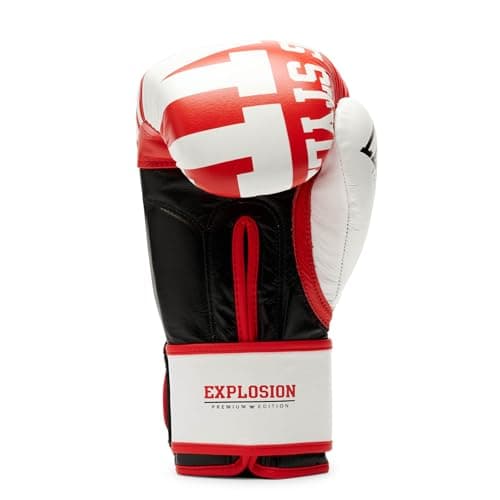 LEONE 1947 Gants de Boxe Explosion 16oz - Gants de Combat Professionnels pour Entraînement en Sac de Boxe, Protection Im