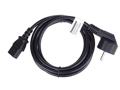 PremiumCord Câble d'alimentation AA8230 V 5 m Noir pour Appareils Électriques IEC320 C13 Coupure de Protection Froid