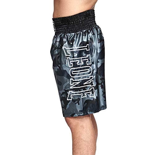 LEONE 1947 Short Boxe Camo AB221 Gris Homme Combat Sports Éclaircissante Taille Unique
