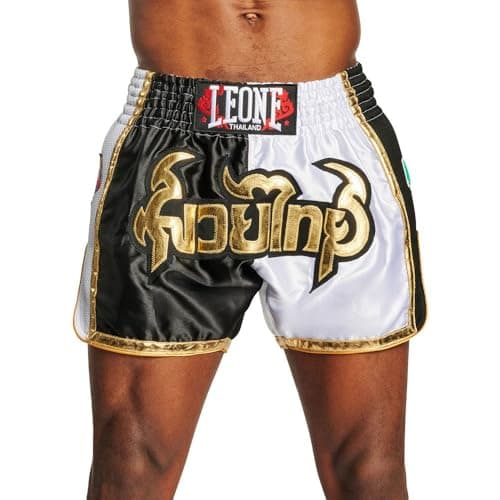 LEONE 1947 Pantaloncini Boxe Sportif Mixte pour Usage Sportif et Entraînement - Élastique - Gris