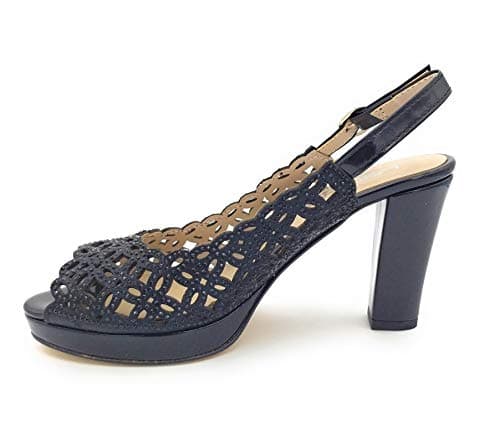 Leone Shoes Sandales pour femme | Qualité synthétique | Modèle 302873LS | Confort et élégance | Femmes | Printemps | Cha