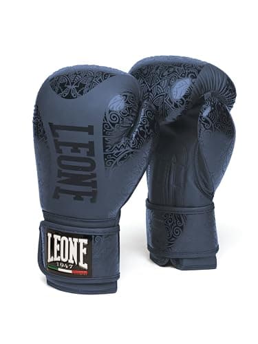 Leone 1947 Gants de Boxe Maori Étendus pour Combattants professionnels et amateurs lors des entraînements et combats, of — Bleu
