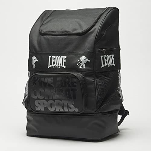 Sac À Dos LEONE 1947 Ambassadeur Noir pour Adulte Unisexe, Design Élégant et Fonctionnel, Taille Unique AC952