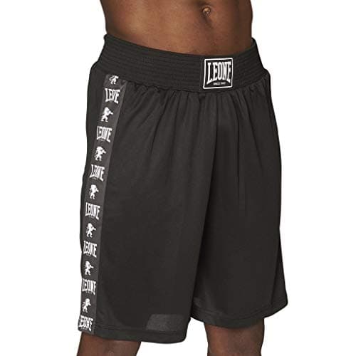 LEONE 1947 Short Boxer Rouge Mixte Polyester Stretch Comfortable Mixte — Noir