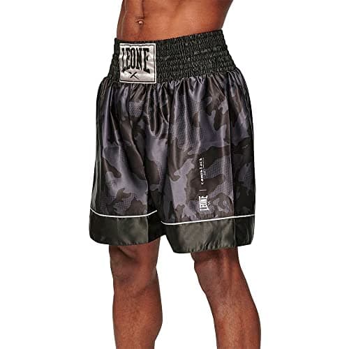 LEONE 1947 Pantalon de Boxe Camoblack Mixte - Short Sparring Comfortable Durable
