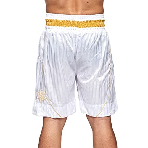LEONE 1947 Premium, Short de Boxe Mixte pour Athlètes en Forme, Combat Sports, Gouvernement