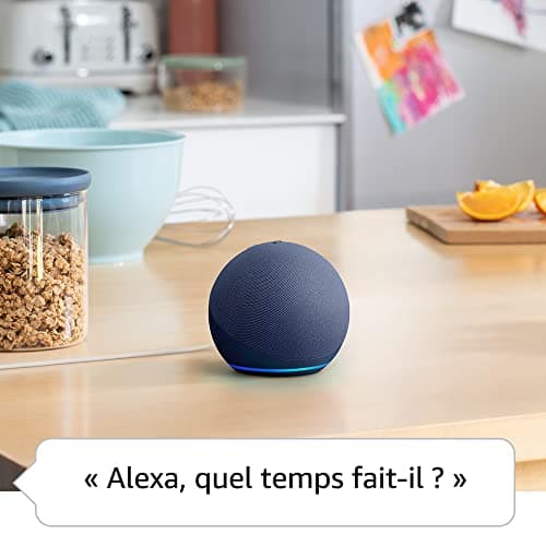 Echo Dot (Nouvelle génération) | Enceinte connectée Bluetooth et Wi-Fi à son puissant avec Alexa | Blanc