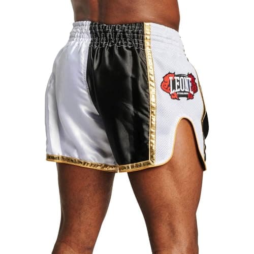 LEONE 1947 Pantaloncini Boxe Sportif Mixte pour Usage Sportif et Entraînement - Élastique - Gris