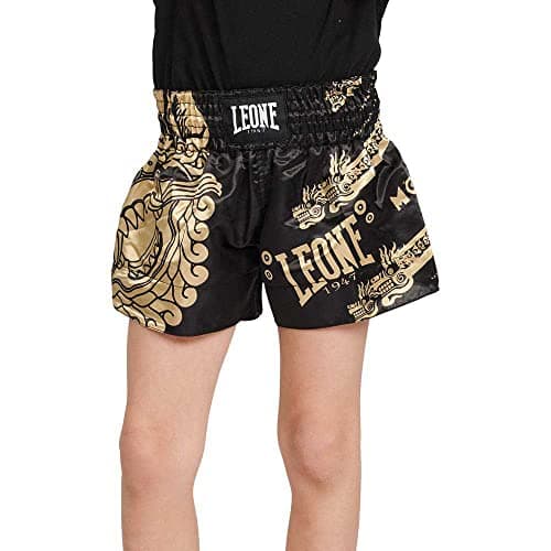 **LEONE 1947 Short Noir/Or Taille XL - Pantalon de sport élégant et confortable**