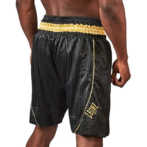 LEONE 1947 Premium Boxe Short Mixte pour Combat et Entraînement Ergonomique Taille Classique 120g/m)=='Matière Élastique