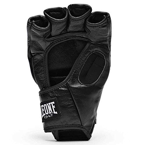 Gants MMA LEONE 1947 Bellator GP115 Noir pour Combateurs Avancés en Usage Intense