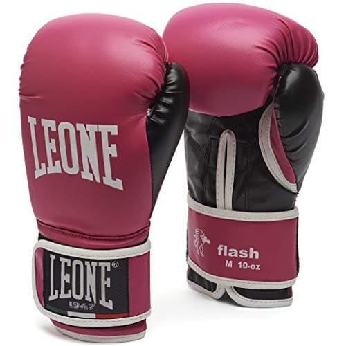 LEONE 1947 Gants de Boxe Junior Flash pour Enfant Unisexe, Noir 4 oz GN083J — fuchsia