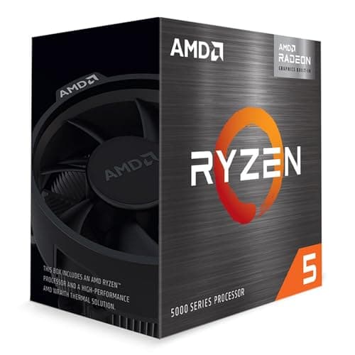 AMD Ryzen 5 5500GT Processeur (Graphique Intégré Radéon, 6 Cœurs/12 Thread, 4,4 GHz MHz Boost, AM4, Ventilateur Wraith S
