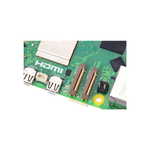Raspberry Pi 5 4GB Quad-Core ARM A76 (64 Bits - 2,4 GHz) Pour Developedes Étudiants et Créateurs, Idéal Pour Coding, Rob