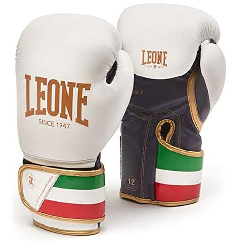 LEONE 1947 Gants de Boxe pour Garçons pour Combat — Blanc