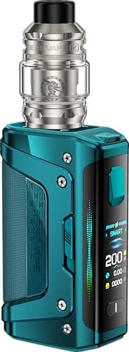 GEEKVAPE Aegis Legend 5 Kit pour vapoteurs avancés | Haute_performance 200W Aegis Legend 5 TC Box Mod + 5,5ml Z0.15 Sub- — Vert Glacier -