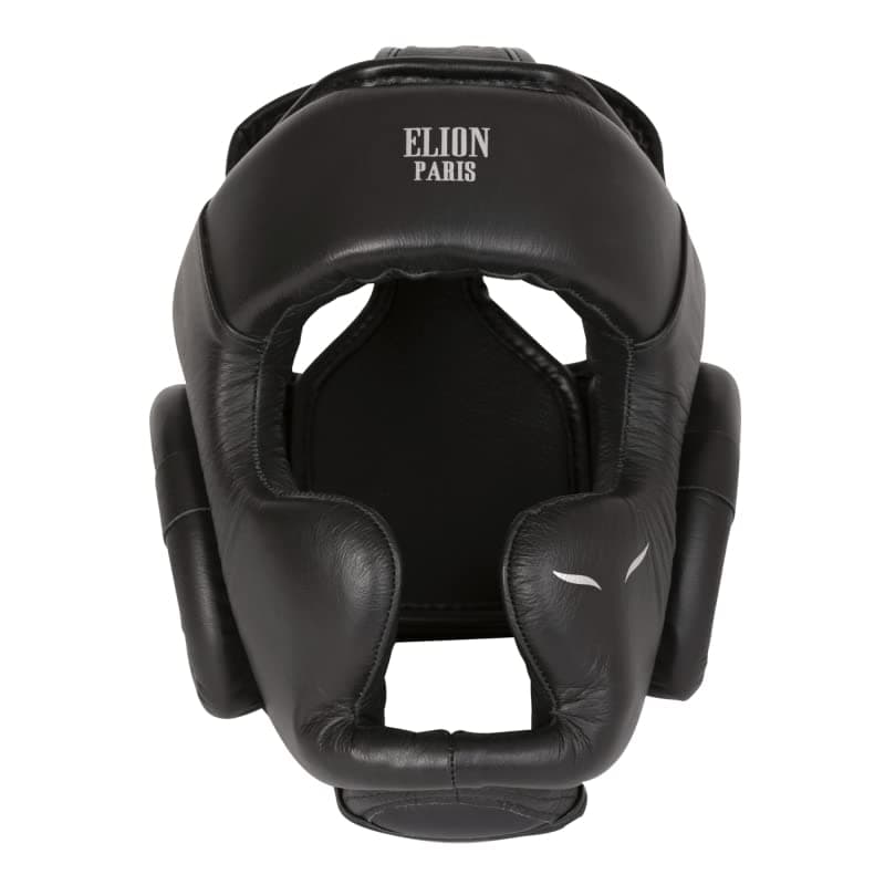 Casque de Boxe en Cuir Elion - Protection Optimale pour Entraîneurs et Boxeurs - Modèle Professionnel avec Système d'Aju