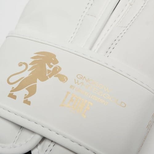 Gants de Boxe Leone Blanc Professionnels Boxeurs Titans Gn059 Combats Boxe