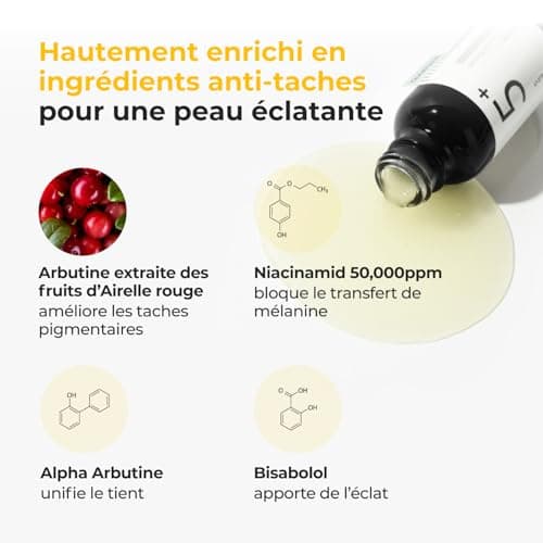 numbuzin N°5 Sérum | Sérum Vitamin Concentrated | 30 ml | Cible l'hyperpigmentation, taches brunes et teint irrégulier |