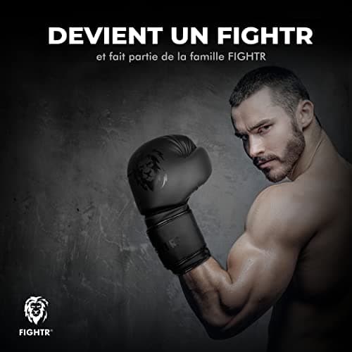 Gants de Boxe FIGHTR® Premium - Stabilité Idéale & Puissance de Frappe | Pour la Boxe, Le MMA, Le Muay Thai & Le Kickbox