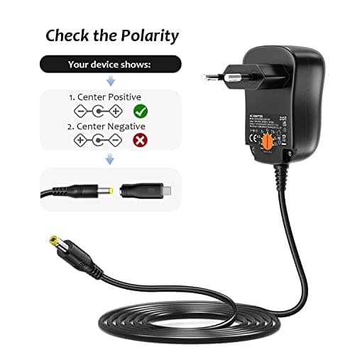 Bloc d'alimentation universel 24 W pour électronique domestique Avec 8 prises CC et capacité maximale de 2000 mA