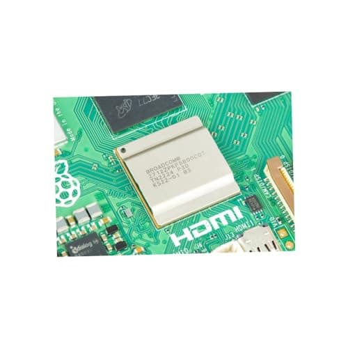 Raspberry Pi 5 4GB Quad-Core ARM A76 (64 Bits - 2,4 GHz) Pour Developedes Étudiants et Créateurs, Idéal Pour Coding, Rob
