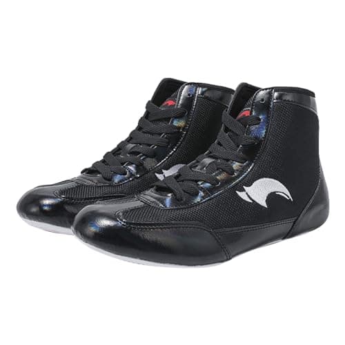 Chaussures de boxe hautesGeneric pour homme - Entraînement et lutte - Chaussures de compétition