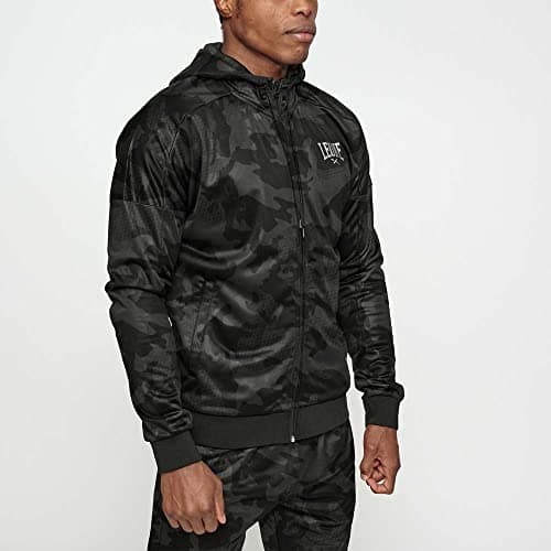 LEONE 1947 Sweatshirt Camo Black Mixte - Chaude et Confortable - Hiver Été