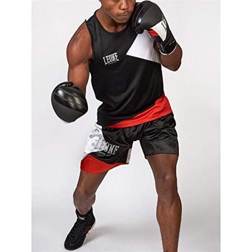 Leone 1947 Fighter Life Mixte - Boxe - Taille Large - Haut Performance - Pochette de Combat
