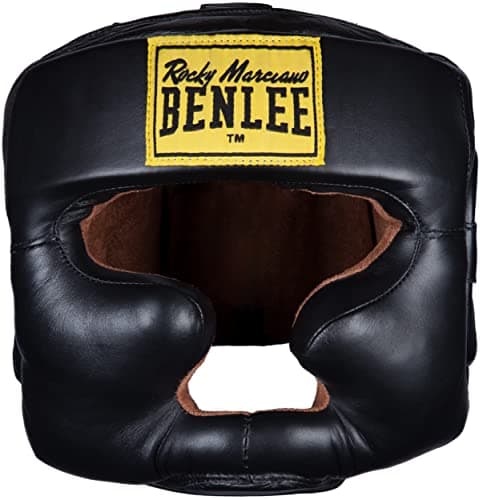 Benlee Kopfschutz Leather Full Face Protection pour cyclistes et workers en milieu outdooravec protection maximale, resp