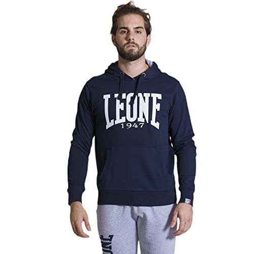 LEONE 1947 Sweat Capuchon Sportif Homme - Polyeste Stretchable|Élastique|Décontracté |Sports|Bain|Chasse|Travail|Taille