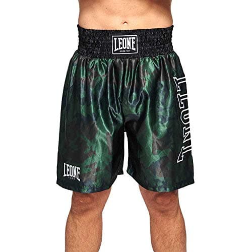 LEONE 1947 Short de boxe Camo Vert Sportifs Combattants