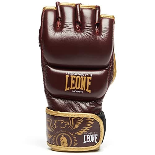 LEONE 1947 - Gants MMA Legionarivs II Adulte Unisexe Bordeaux L Grand Protection GP102